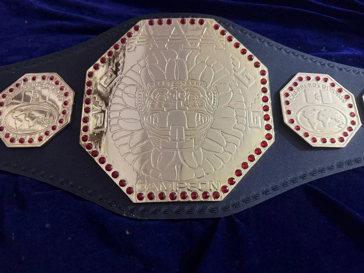 AAA Mexico World Heavyweight Championship Replica Title Belt
