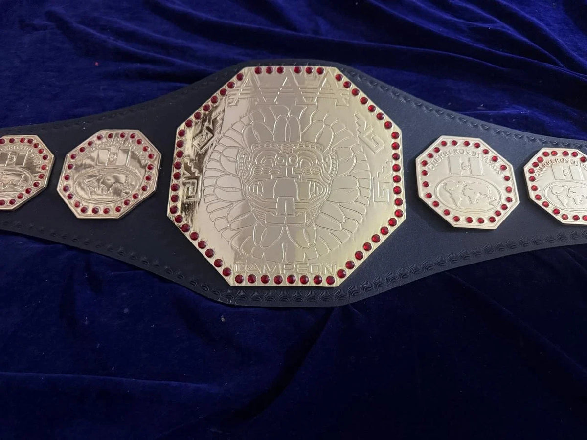 AAA Mexico World Heavyweight Championship Replica Title Belt