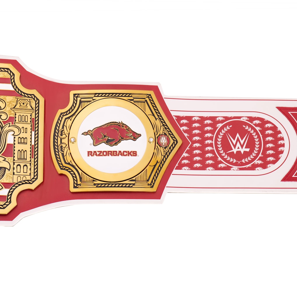 Arkansas Razorbacks WWE Legacy Title Belt