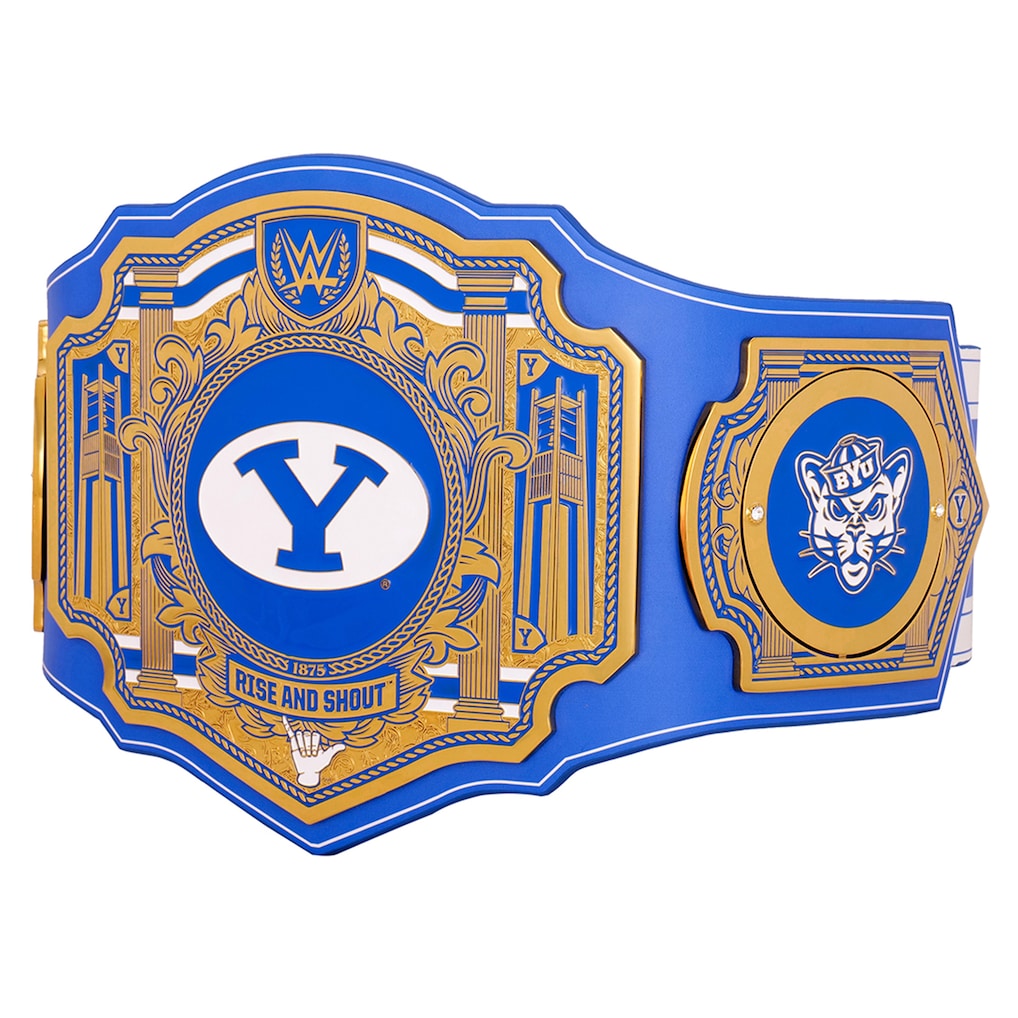 BYU Cougars WWE Legacy Title Belt – Premium Championship Replica Belt