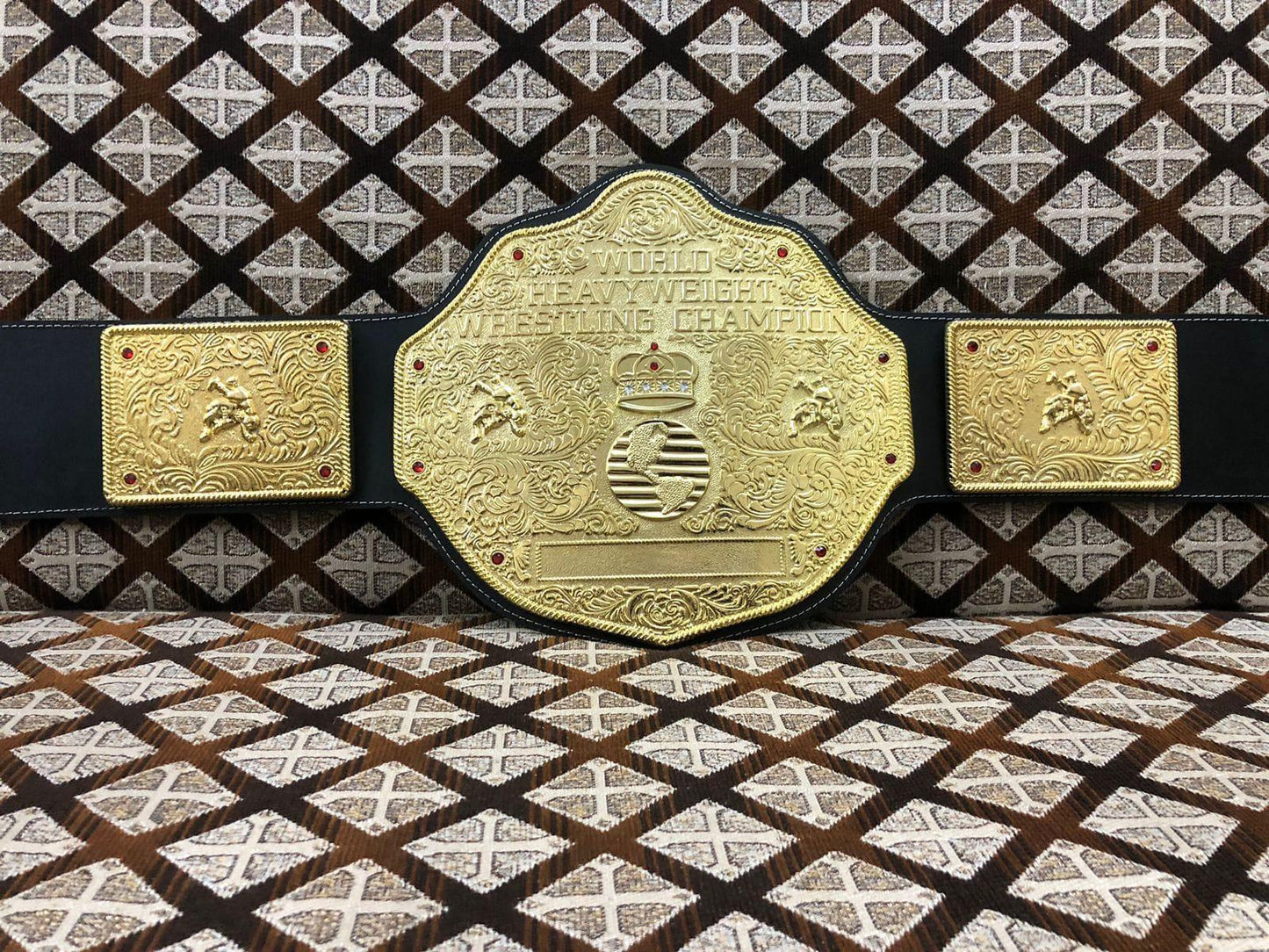 Big Gold World Heavyweight Wrestling Championship Belt