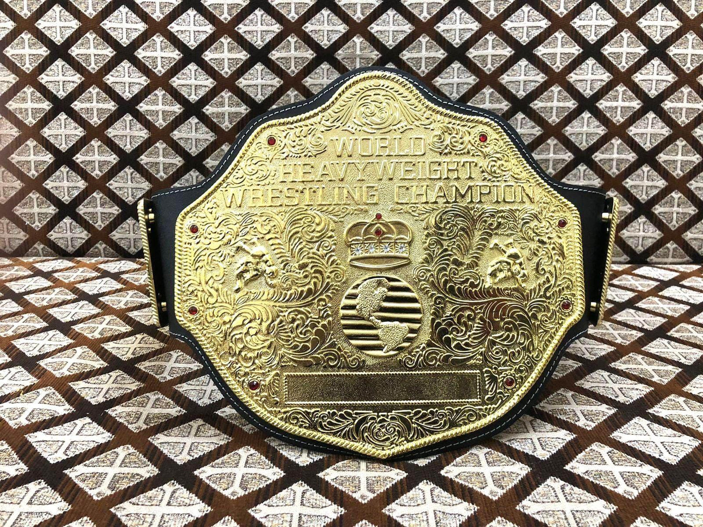 Big Gold World Heavyweight Wrestling Championship Belt