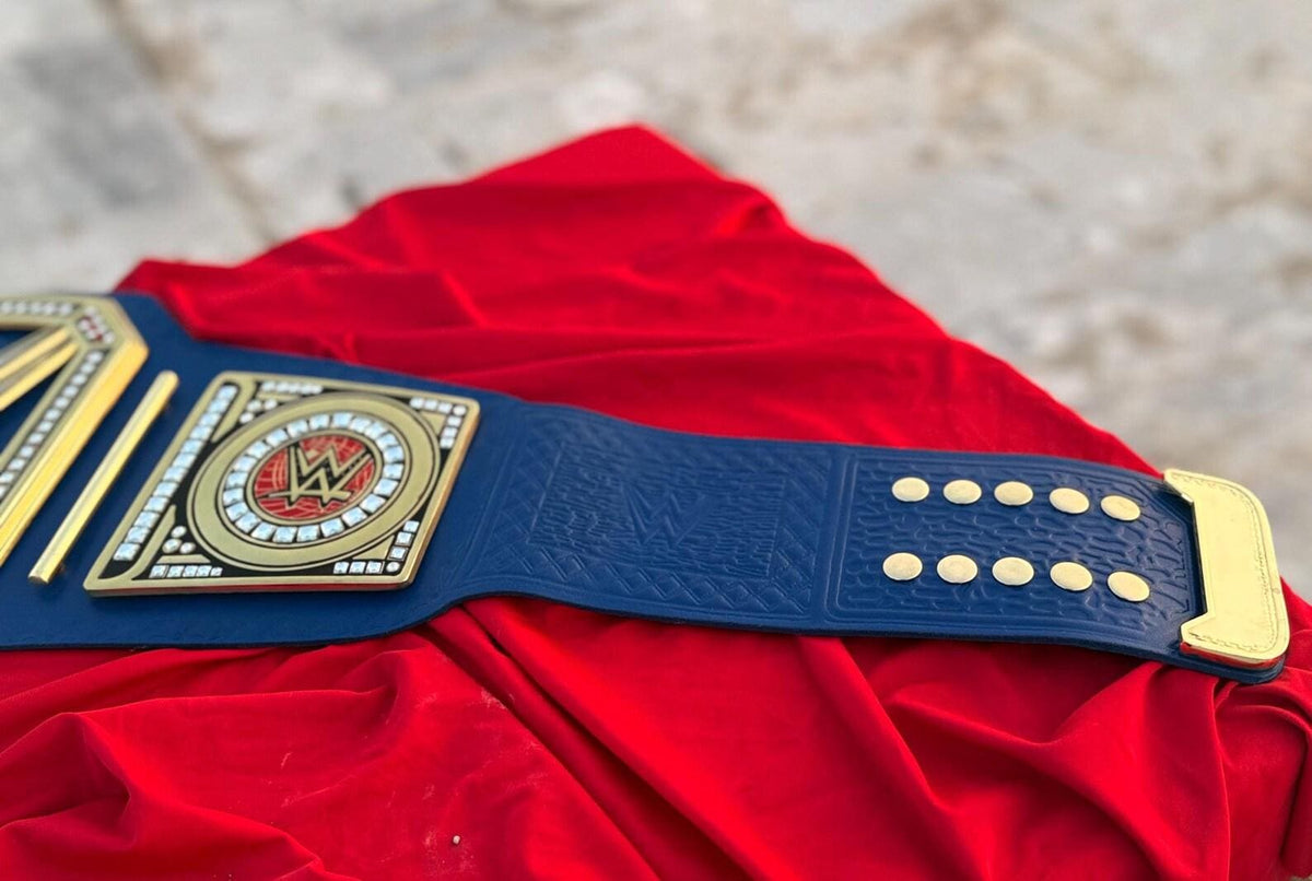 Blue Universal Championship Replica Title Belt blue strap