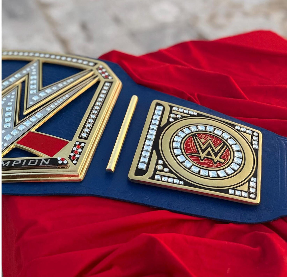 Blue Universal Championship Replica Title Belt blue strap