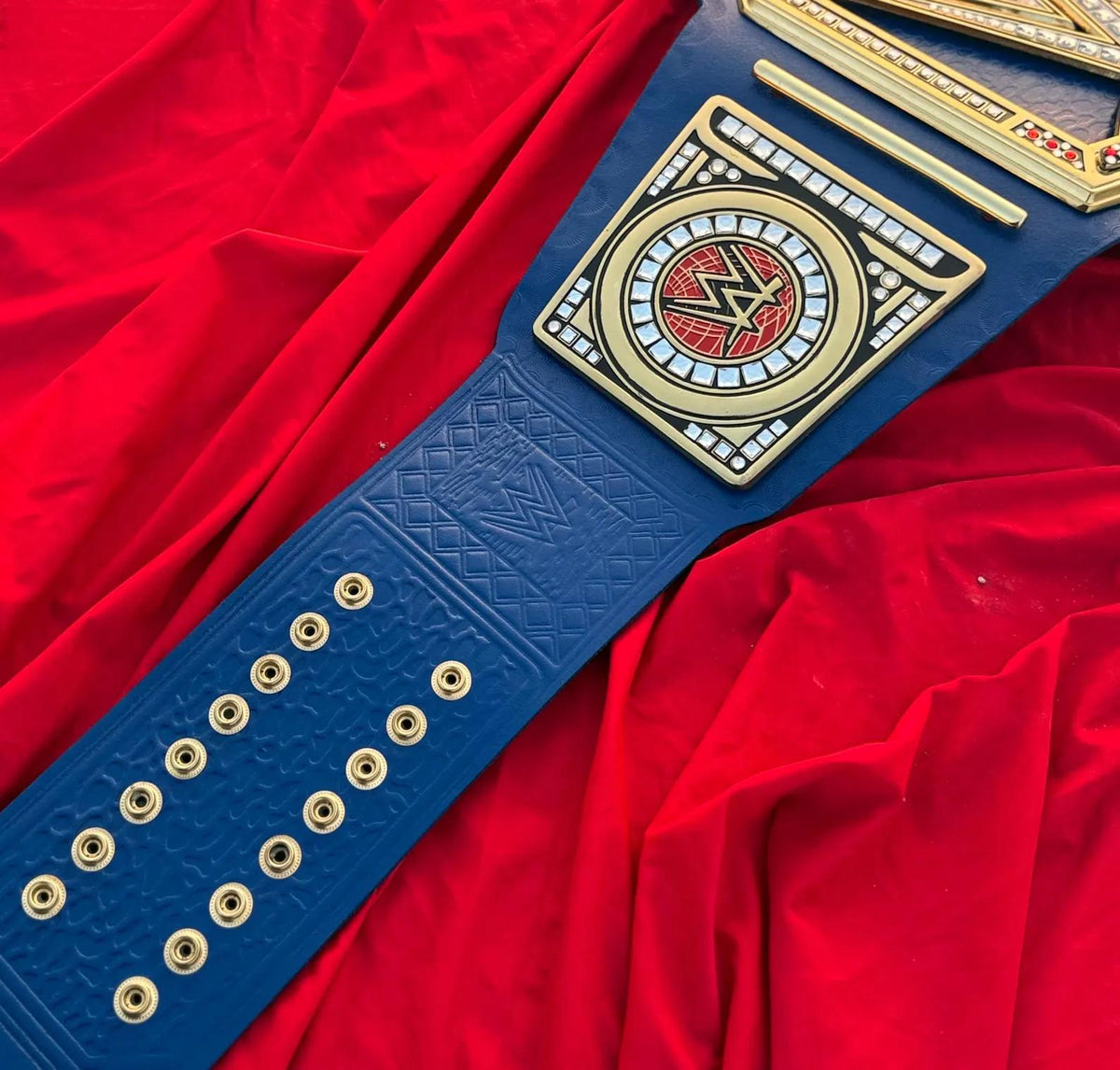 Blue Universal Championship Replica Title Belt blue strap