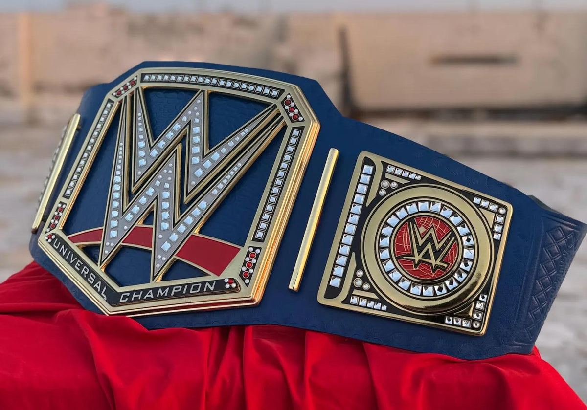 Blue Universal Championship Replica Title Belt blue strap