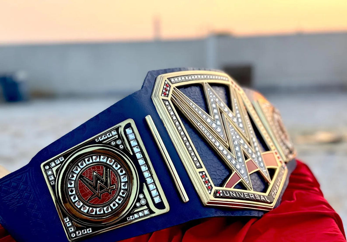 Blue Universal Championship Replica Title Belt blue strap