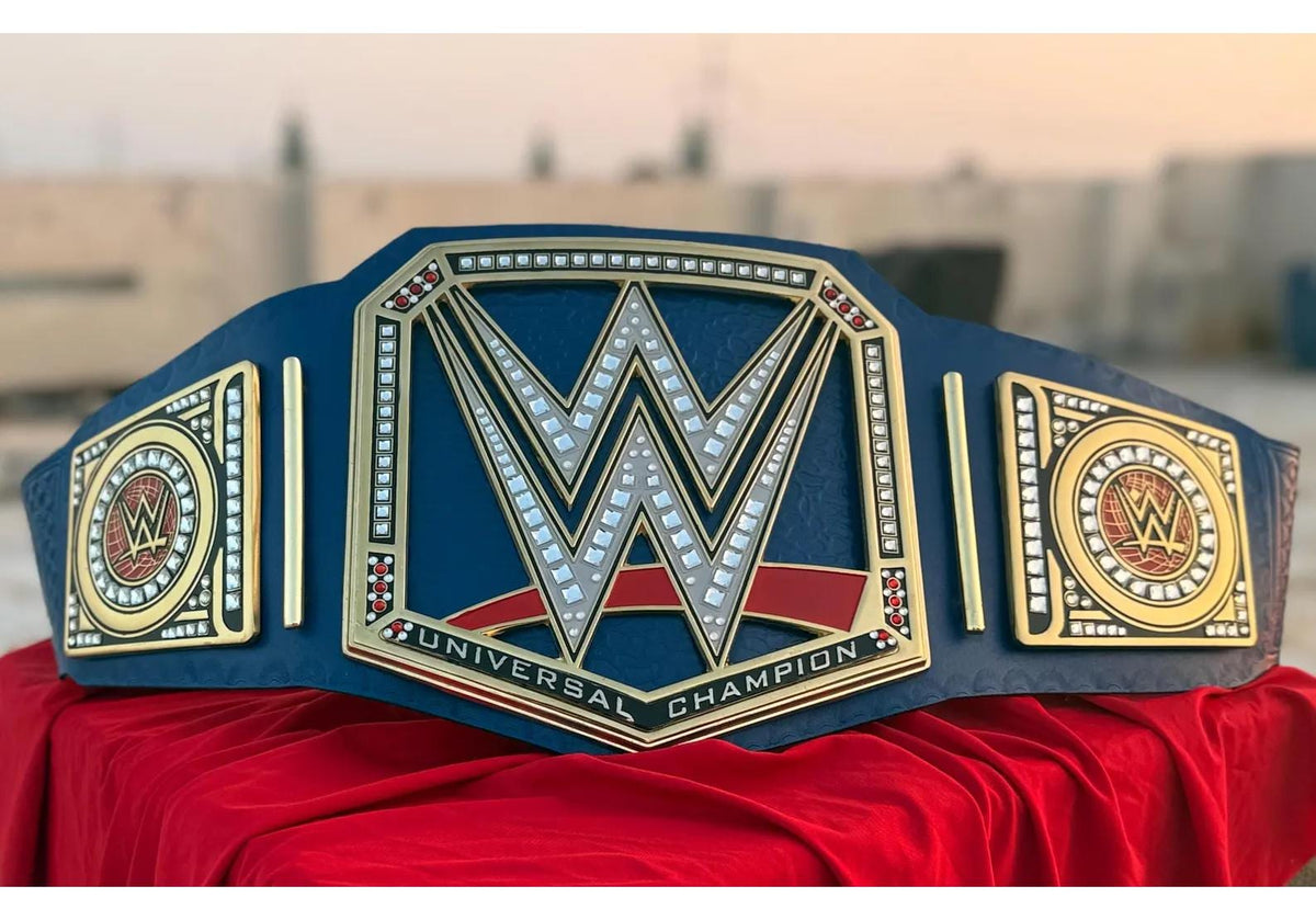 Blue Universal Championship Replica Title Belt blue strap