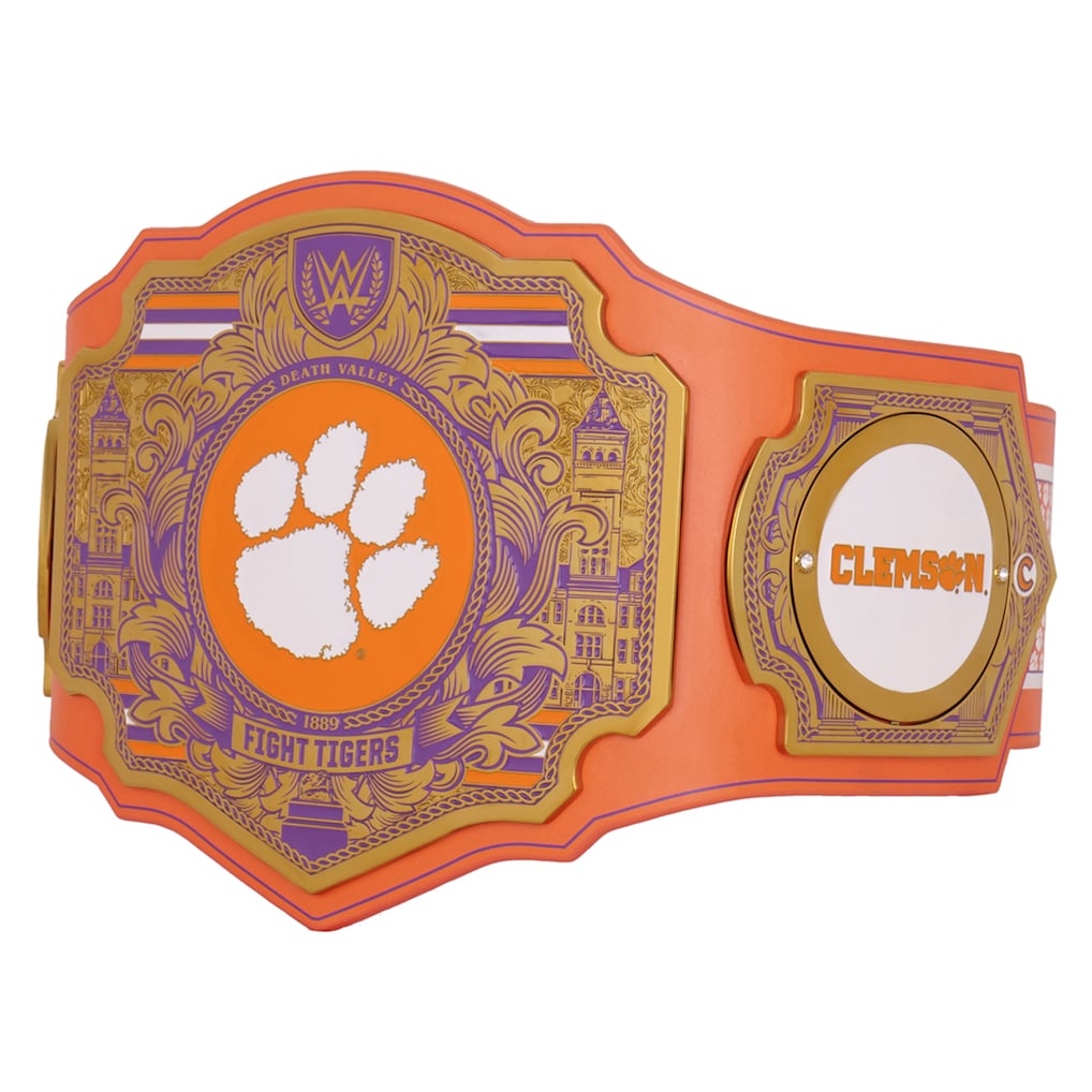 Clemson Tigers WWE Legacy Championship Replica Title Belt