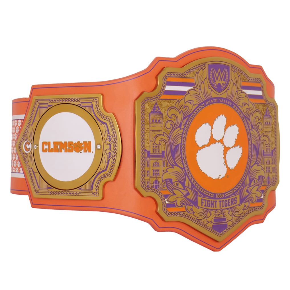 Clemson Tigers WWE Legacy Championship Replica Title Belt