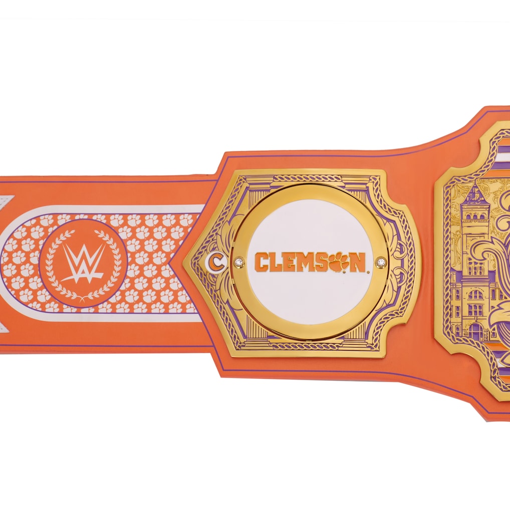 Clemson Tigers WWE Legacy Championship Replica Title Belt