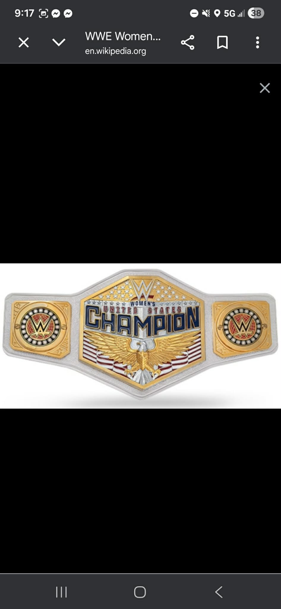 Women's international belt with AJ Lee side plates 4mm and the Women's united states belt Tiffany Stratton side plates. 4mm