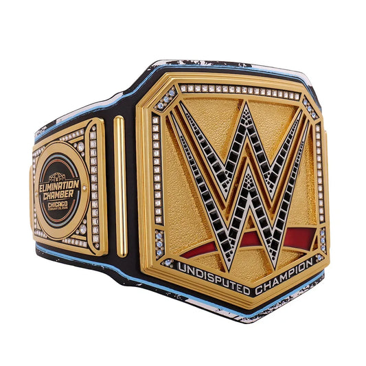 Elimination Chamber 2026 Chicago Championship Replica Title Belt - ELITESTRAPES LIMITED