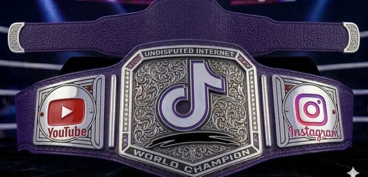 Undisputed Internet Championship Belt – Social Media Champion Title Replica