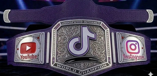 Undisputed Internet Championship Belt – Social Media Champion Title Replica