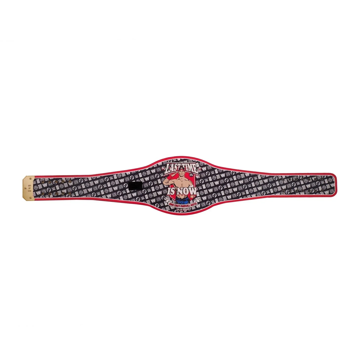 John Cena Farewell 2025 Spinner Championship Belt Replica – Washington Gold Wrestling Title