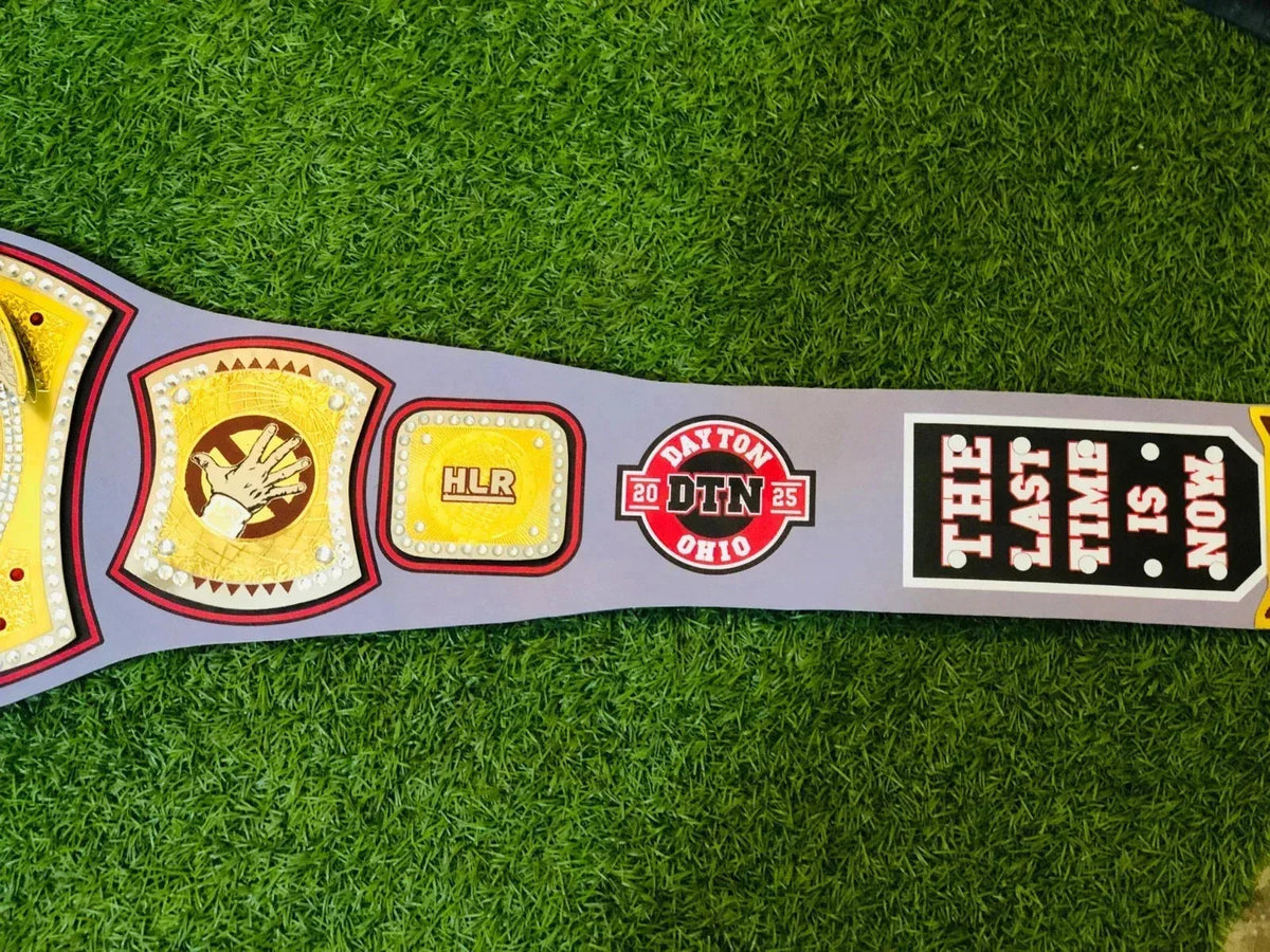 John Cena WWE Autographed Farewell Tour 2025 Dayton Replica Championship Title Belt