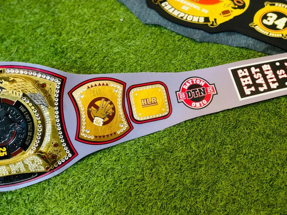 John Cena WWE Autographed Farewell Tour 2025 Dayton Replica Championship Title Belt