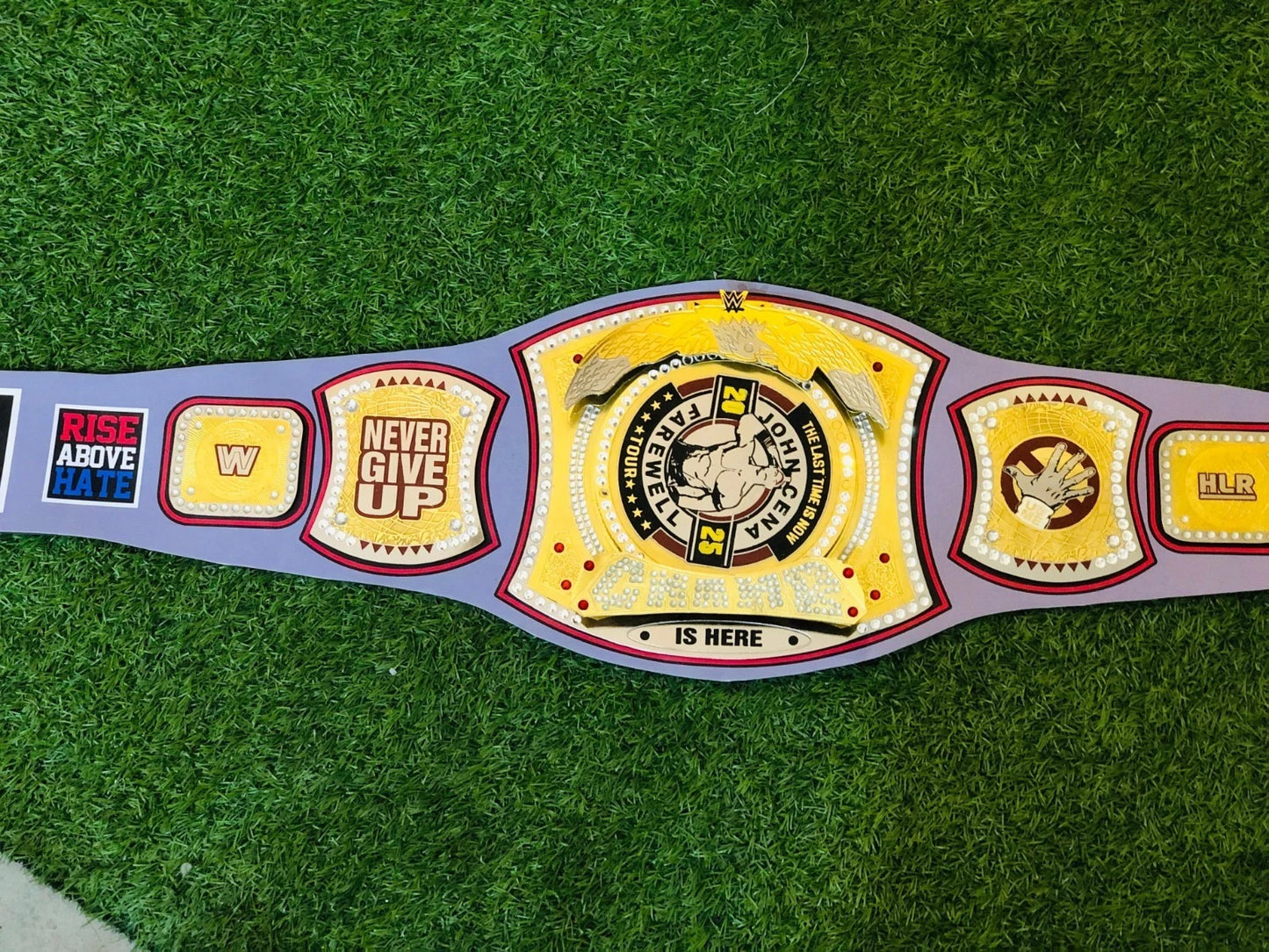 John Cena WWE Autographed Farewell Tour 2025 Dayton Replica Championship Title Belt