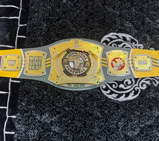 WWE John Cena Farewell Tour 2025 Perth Spinner Championship Replica Belt