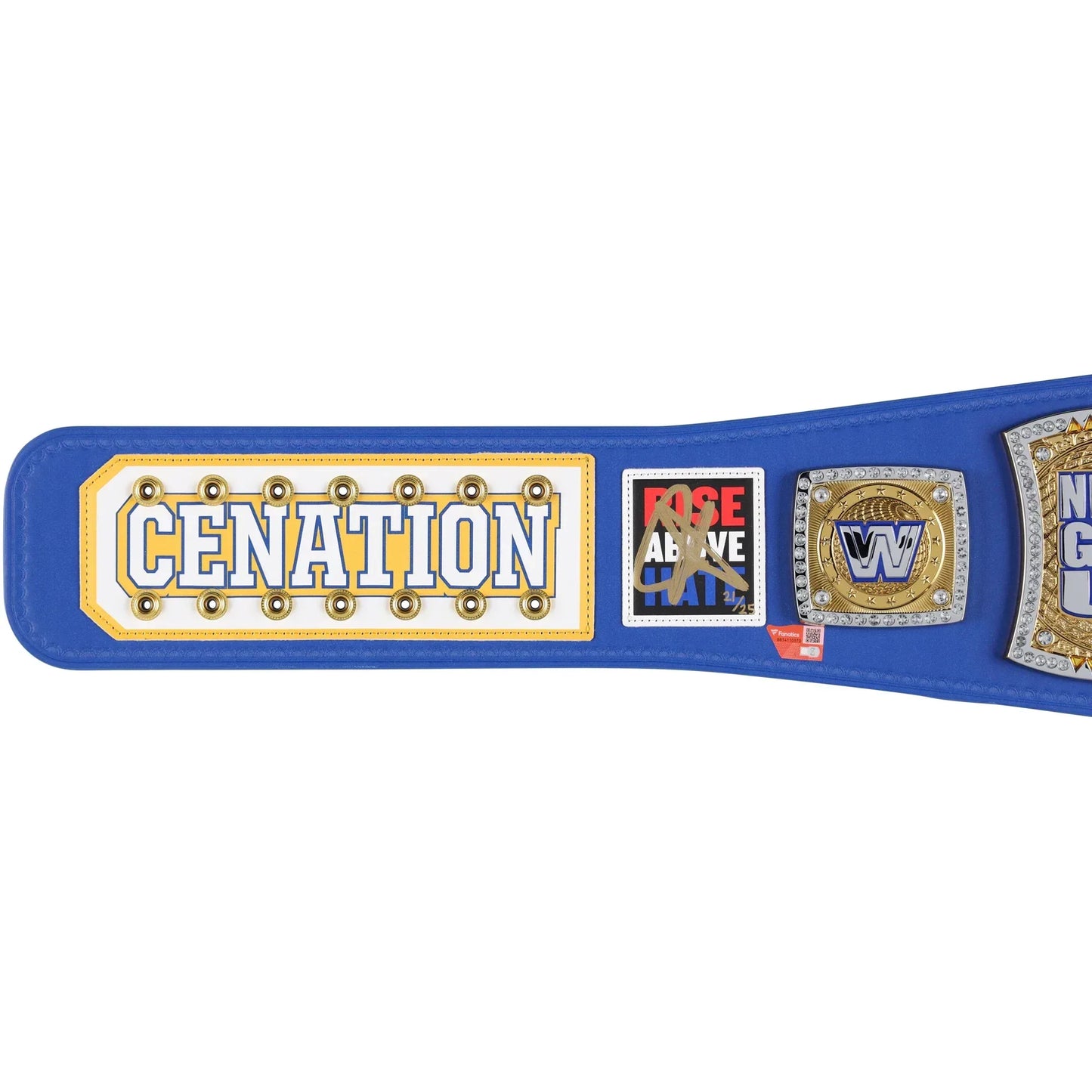 John Cena WWE Autographed Farewell Tour 2025 St. Louis Replica Championship Belt