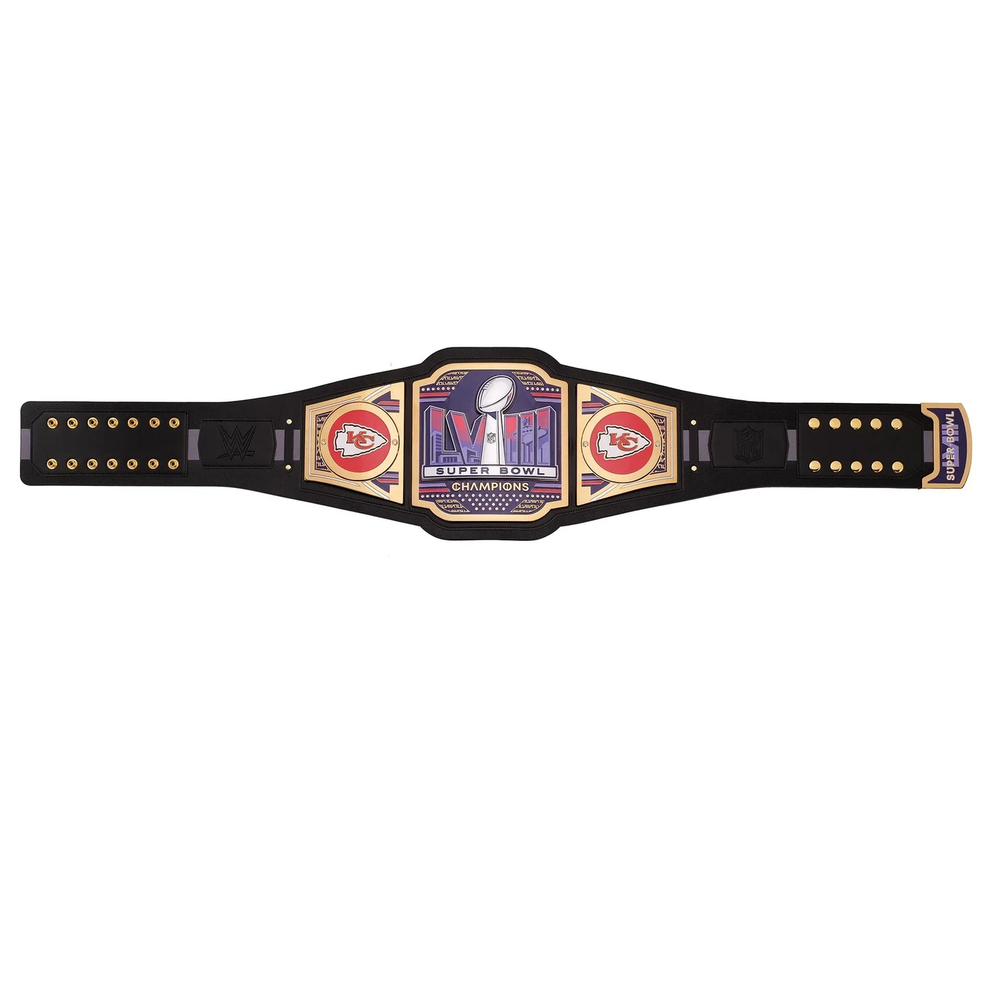 Kansas City Chiefs Super Bowl LVIII Champions WWE Legacy Championship Replica Belt - ELITESTRAPES LIMITED