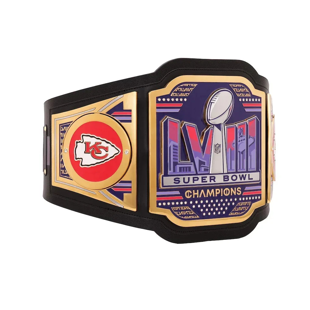 Kansas City Chiefs Super Bowl LVIII Champions WWE Legacy Championship Replica Belt