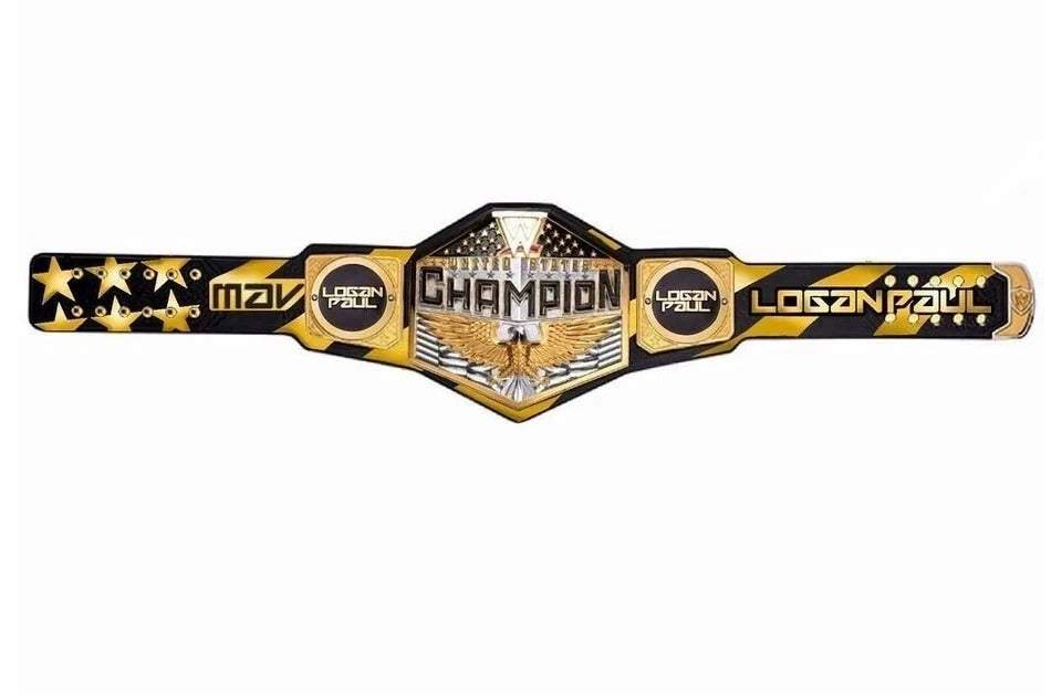 Logan Paul “The Maverick” United States Championship Title Belt Replica