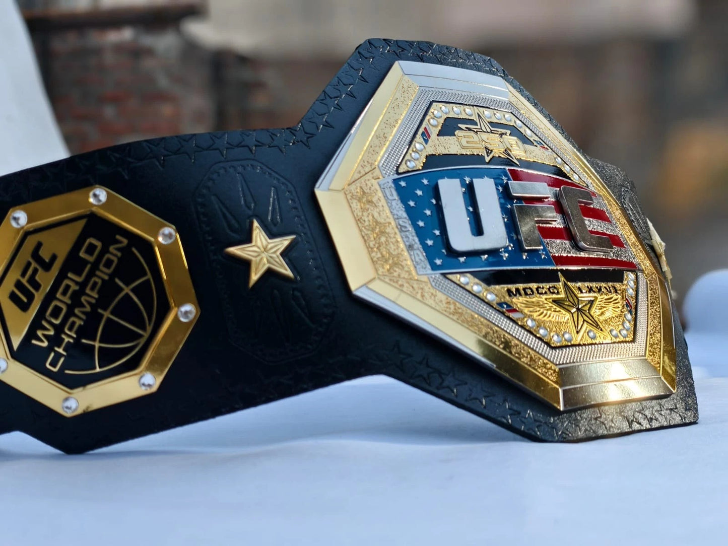 New UFC Freedom Legacy 250 USA Championship Belt Replica