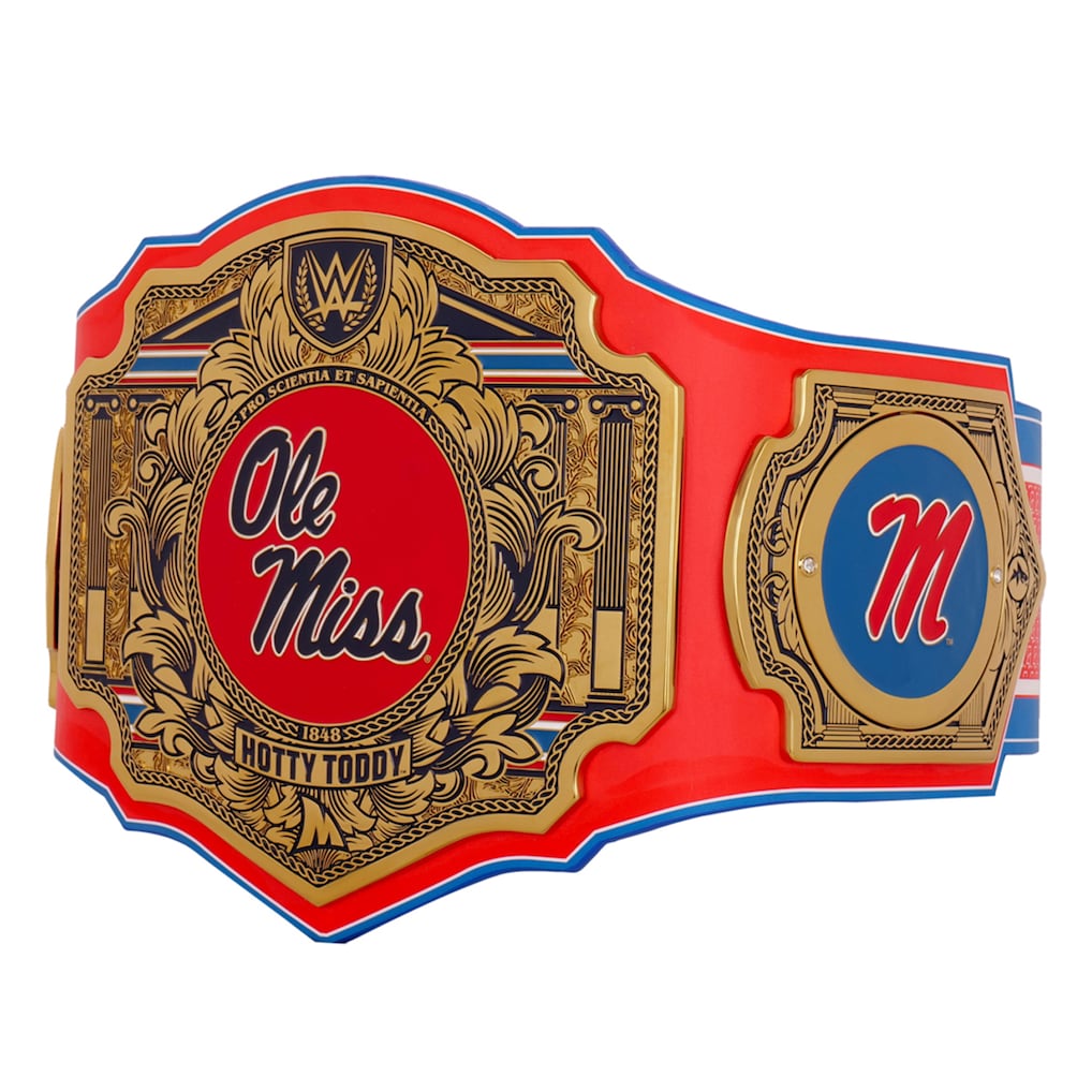 Ole Miss Rebels WWE Legacy Title Belt – Premium Championship Replica Belt