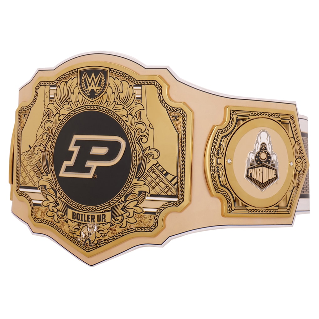 Purdue Boilermakers WWE Legacy Championship Replica Title Belt