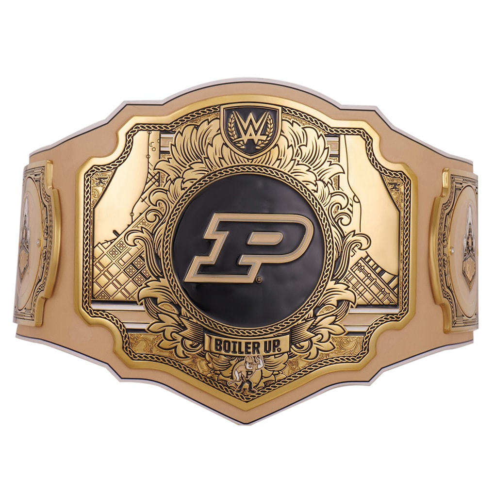 Purdue Boilermakers WWE Legacy Championship Replica Title Belt