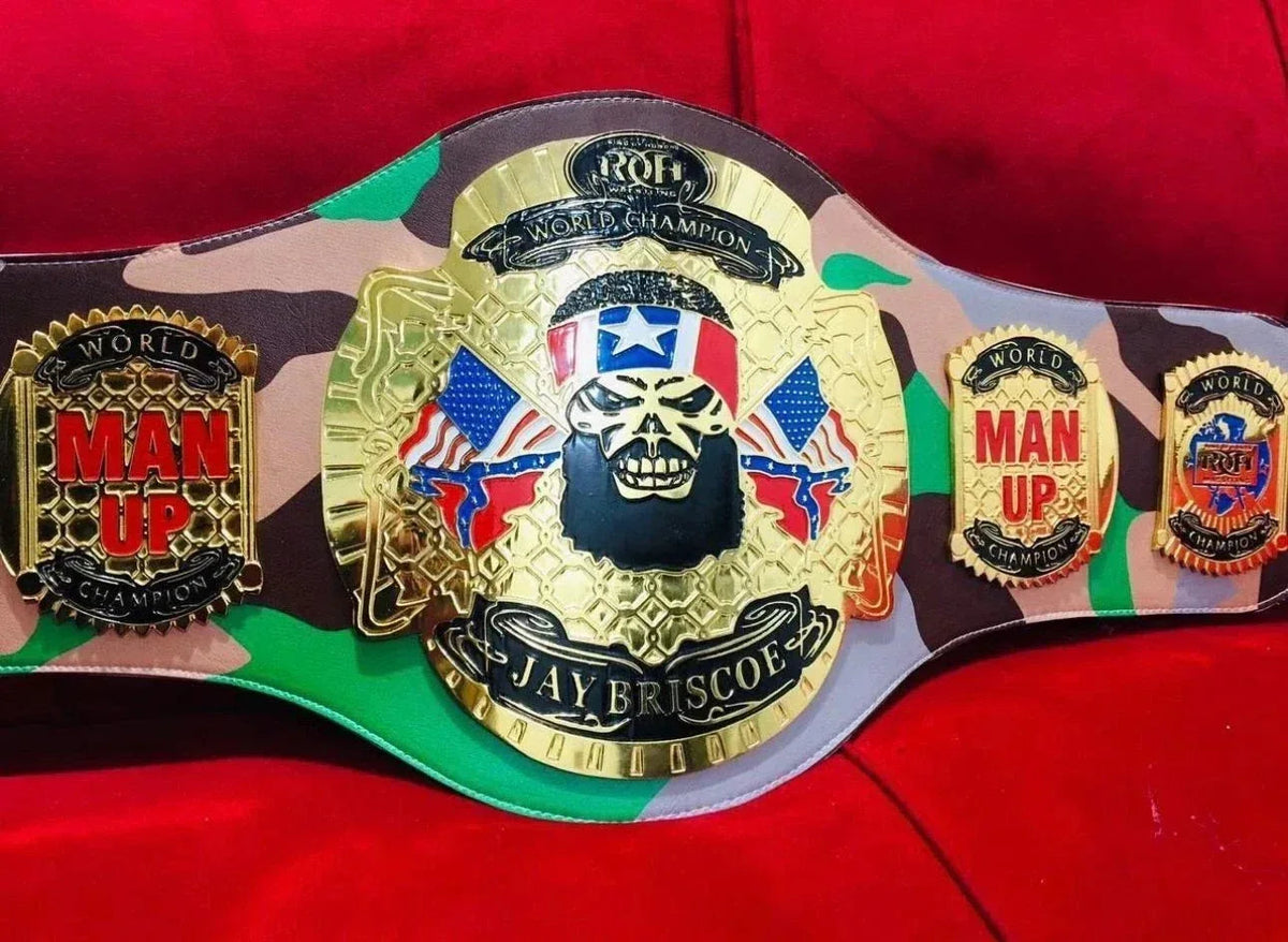 ROH Jay Briscoe World Heavyweight Championship Replica Wrestling Belt