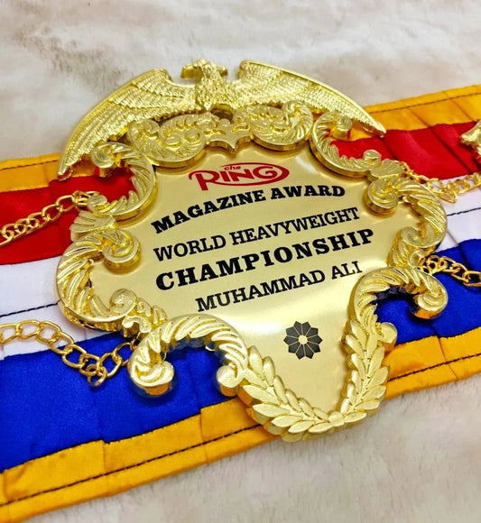 Ring Magazine Muhammad Ali World Heavyweight Championship Replica Belt
