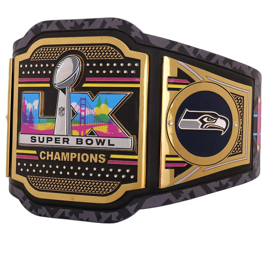 Seattle Seahawks Super Bowl LX Champions Legacy Championship Replica Belt - ELITESTRAPES LIMITED