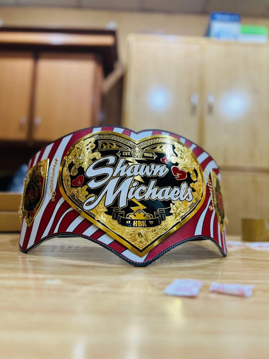 Shawn Michaels HBK Heart ShapeLegacy Championship Replica Title Belt