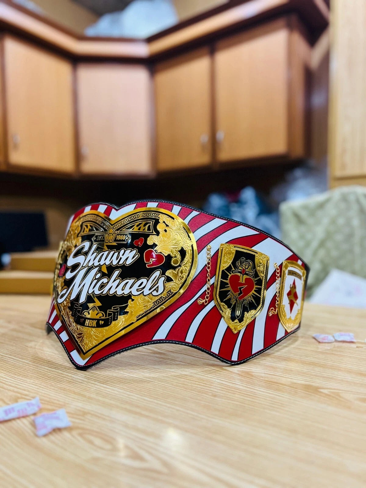 Shawn Michaels HBK Heart ShapeLegacy Championship Replica Title Belt