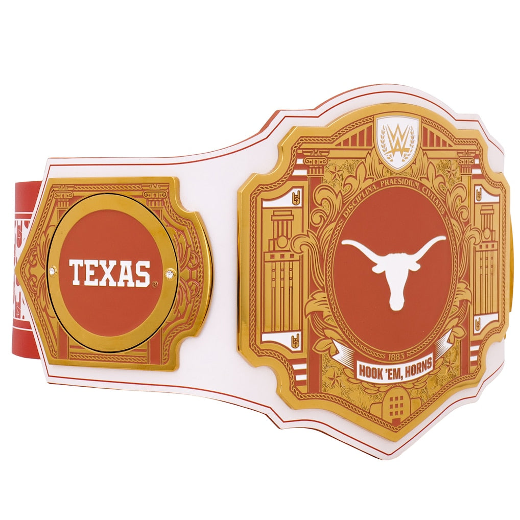 Texas Longhorns WWE Legacy Title Belt – Premium Championship Replica Belt