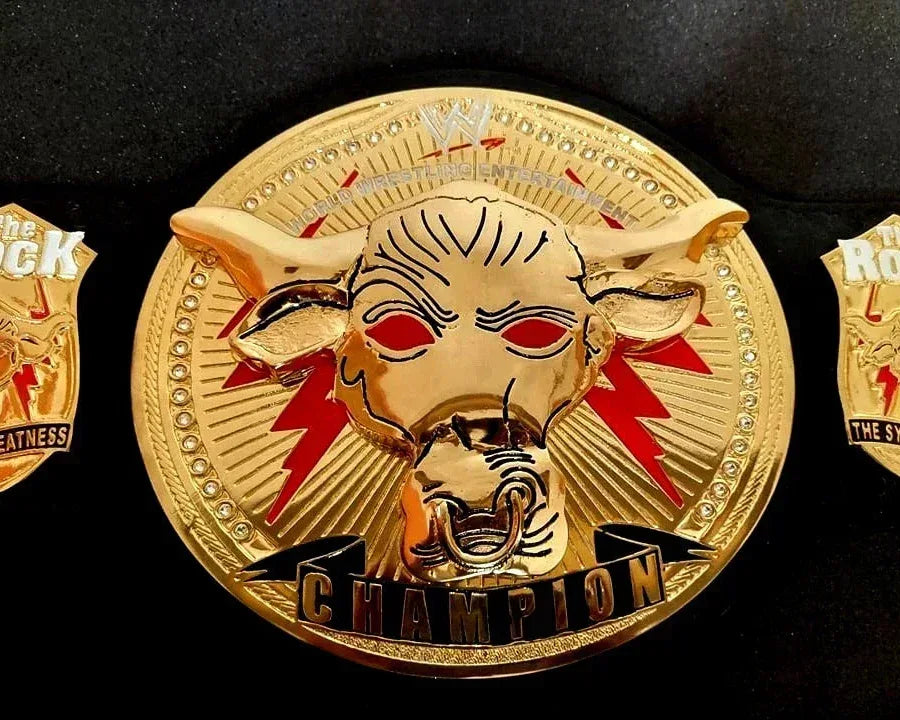 The Rock Brahma Bull Championship Replica Belt