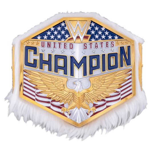 Trick Williams Limited Edition Fur United States Championship Replica Title Belt
