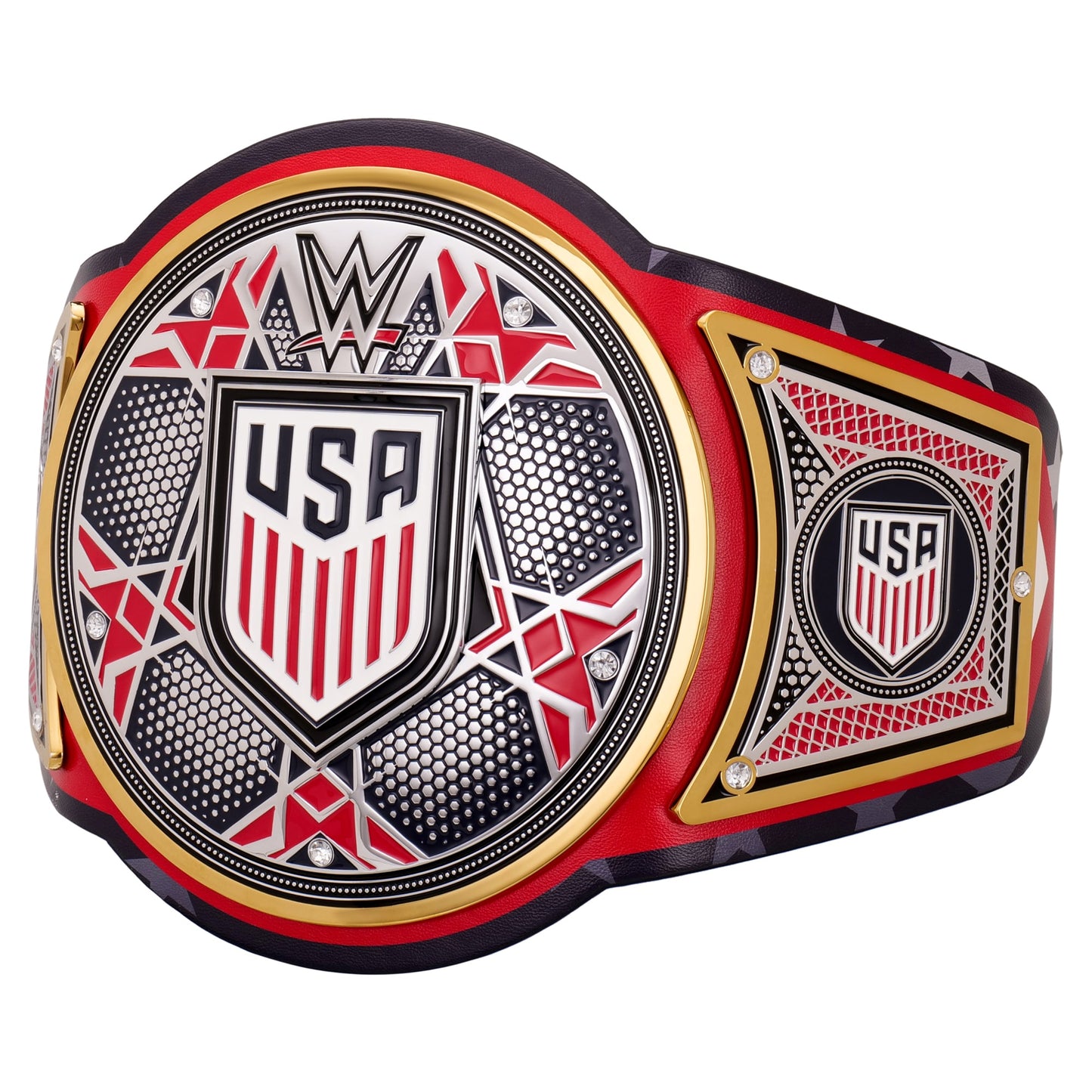 USMNT WWE Legacy Title Belt Replica – Premium Brass Championship Belt with Real Leather Strap