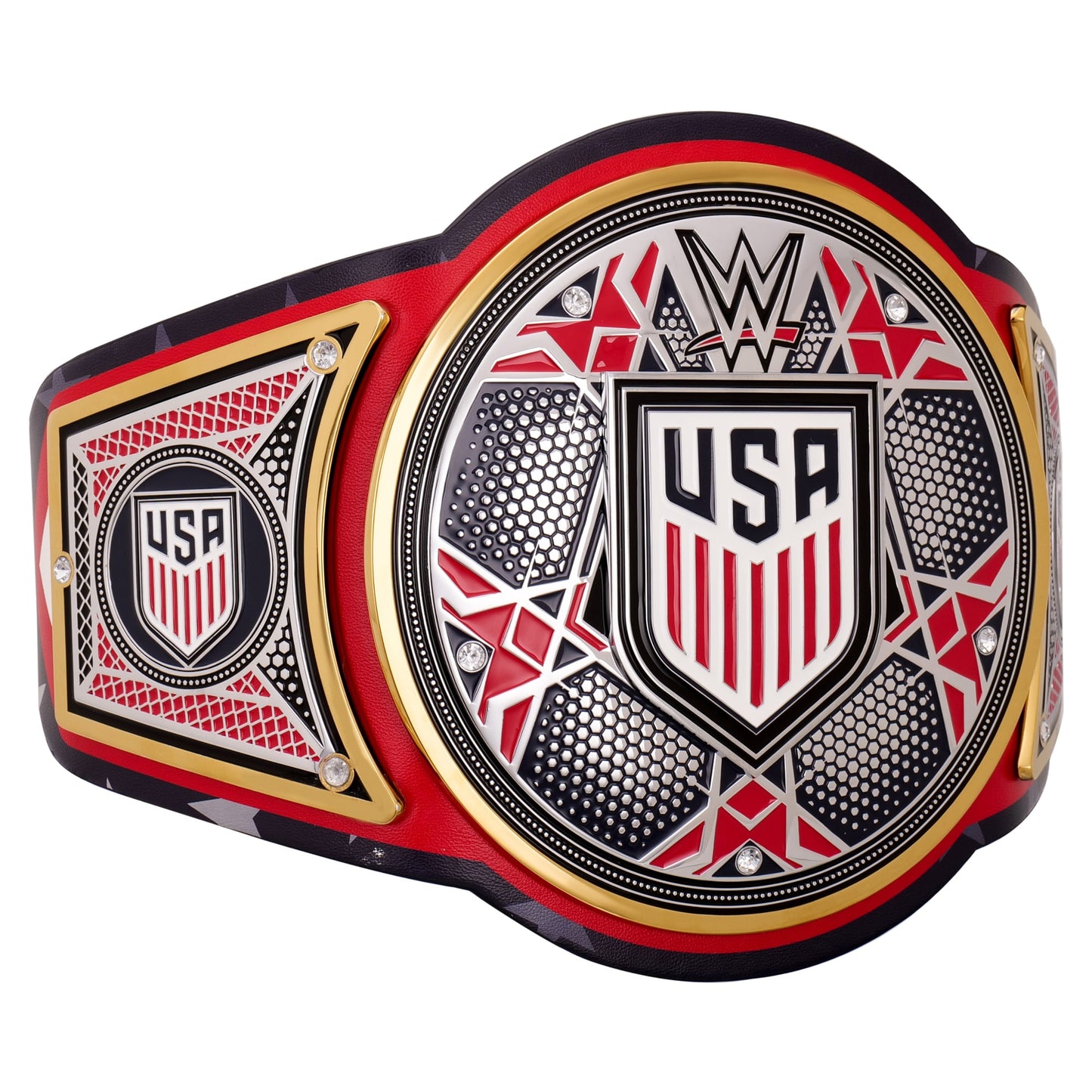 USMNT WWE Legacy Title Belt Replica – Premium Brass Championship Belt with Real Leather Strap