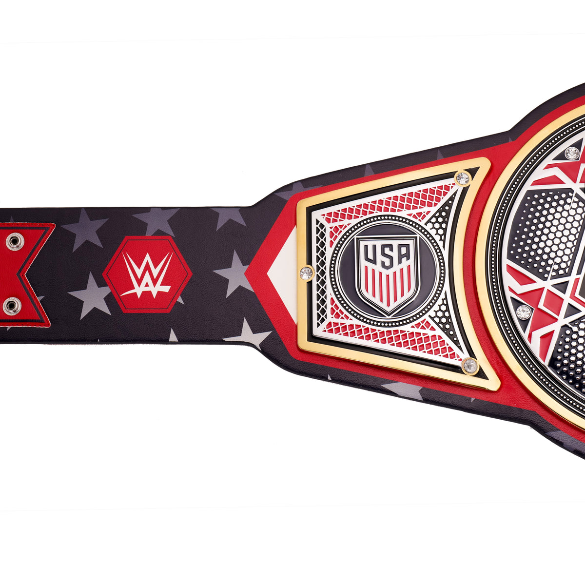 USMNT WWE Legacy Title Belt Replica – Premium Brass Championship Belt with Real Leather Strap