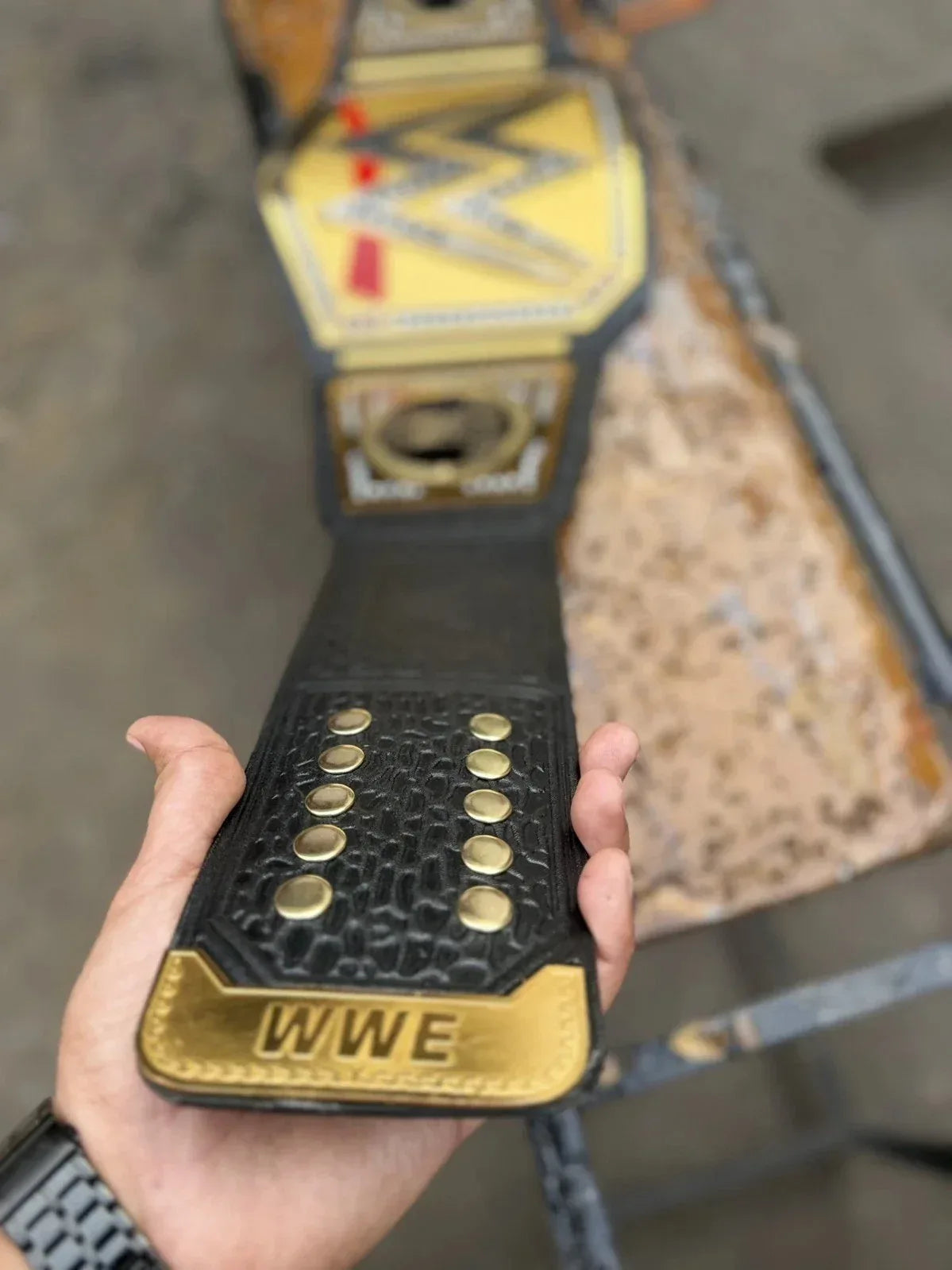 NEW Undisputed Wrestling Championship Replica Title Belt – Drew McIntyre Side Plates