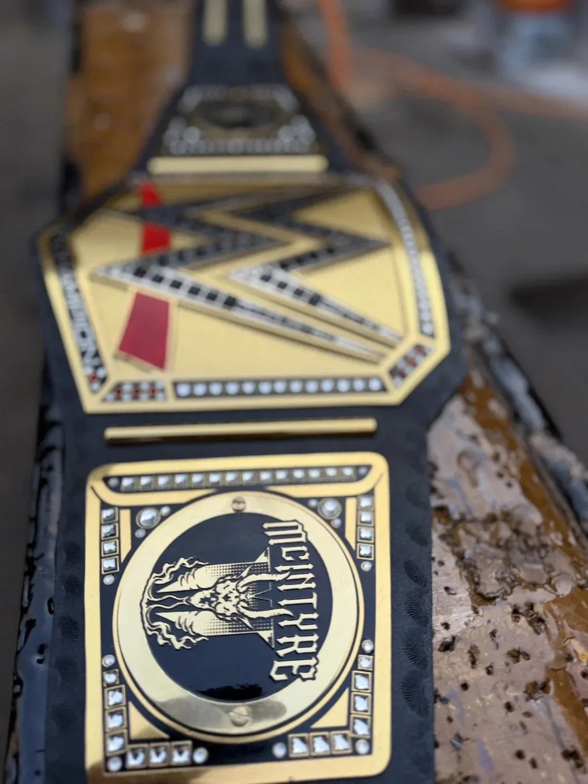 NEW Undisputed Wrestling Championship Replica Title Belt – Drew McIntyre Side Plates