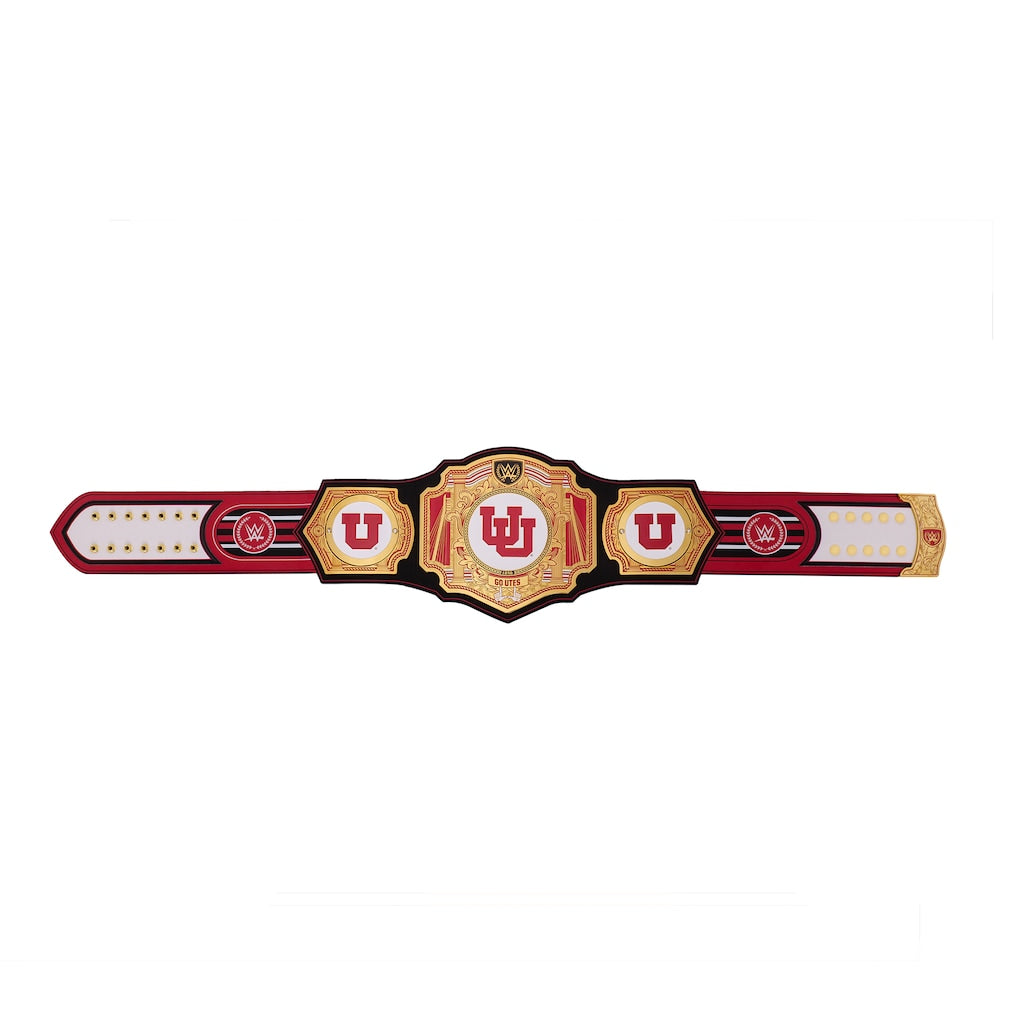 Utah Utes WWE Legacy Championship Replica Title Belt