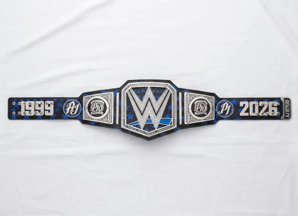 WWE AJ Styles Retirement 10th Anniversary Signature Series Replica Championship Title Belt