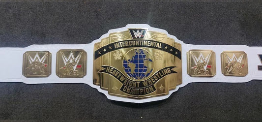 WWE Intercontinental Championship Replica Belt | White Leather Title