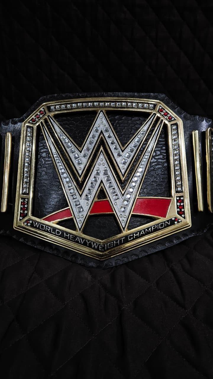 WWE World Heavyweight Championship Black Adult Size Wrestling Belt