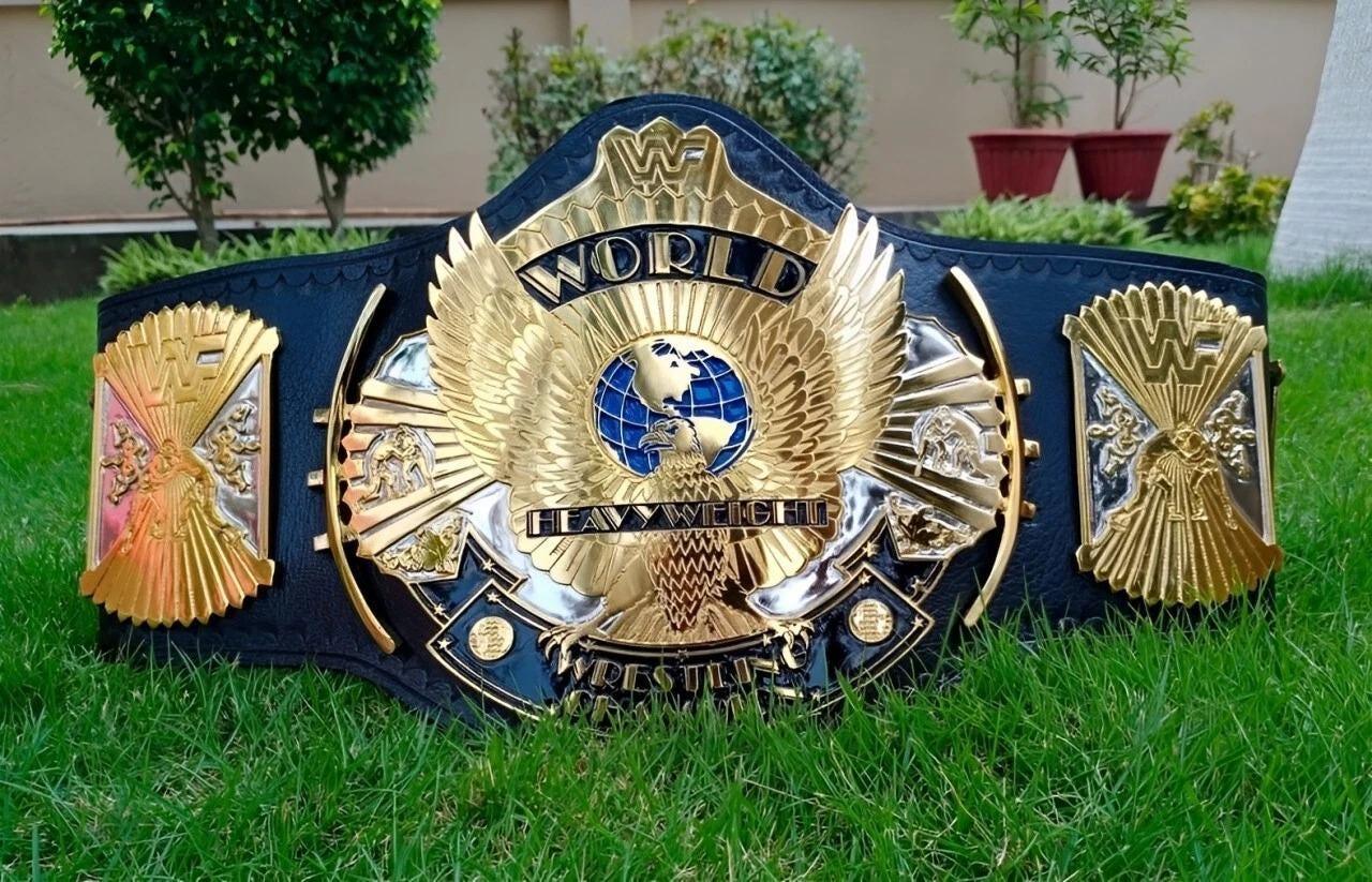 WWF Winged Eagle Championship Belt Dual Tone